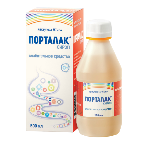 Порталак сироп 667 мг/мл 500 мл 1 шт
