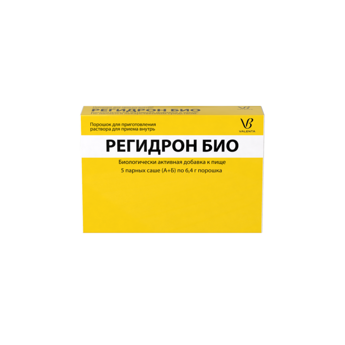 Регидрон Био порошок для приготовления раствора для приема внутрь 6,4 г парное саше (А+Б) 5 шт