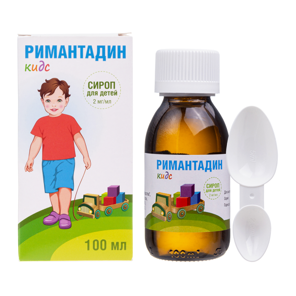 Римантадин Кидс сироп 2 мг/мл 100 мл 1 шт