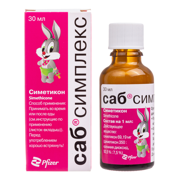 Саб Симплекс суспензия для приема внутрь 69,19 мг/мл 30 мл 1 шт