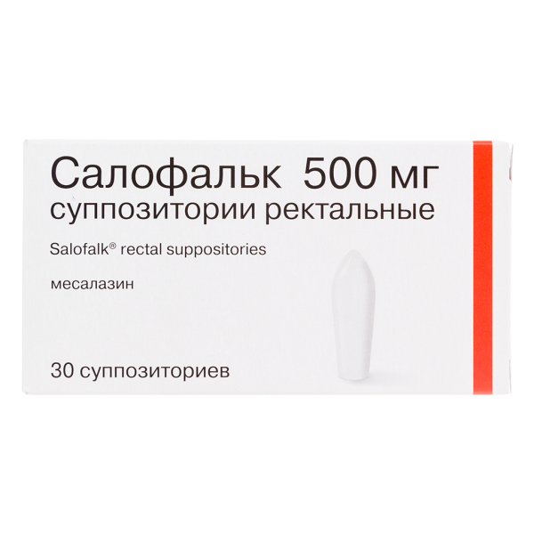 Салофальк суппозитории ректальные 500 мг 30 шт