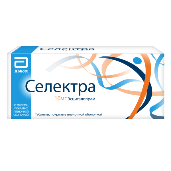 Селектра таблетки покрытпленоб 10 мг 56 шт