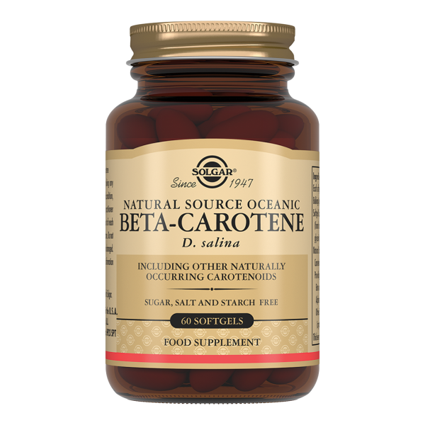 Solgar Бета-каротин из океанической водоросли DSalina капсулы массой 810 мг 60 шт