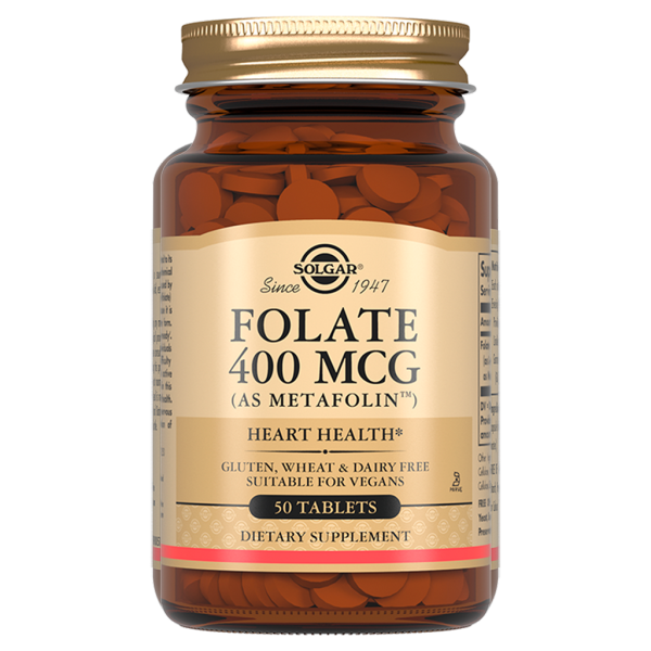 Solgar Фолат 400 мкг Метафолин таблетки массой 250 мг 50 шт