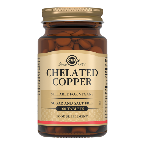 Solgar Хелат Меди таблетки массой 400 мг 100 шт