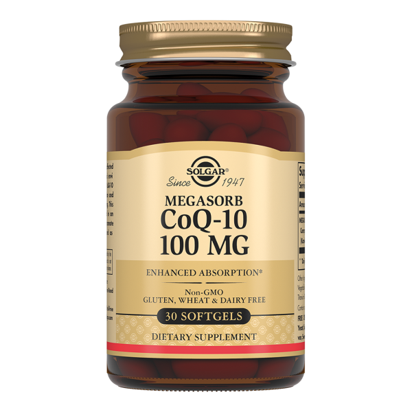 Solgar Коэнзим Q10 100 мг капсулы массой 433/499 мг 30 шт