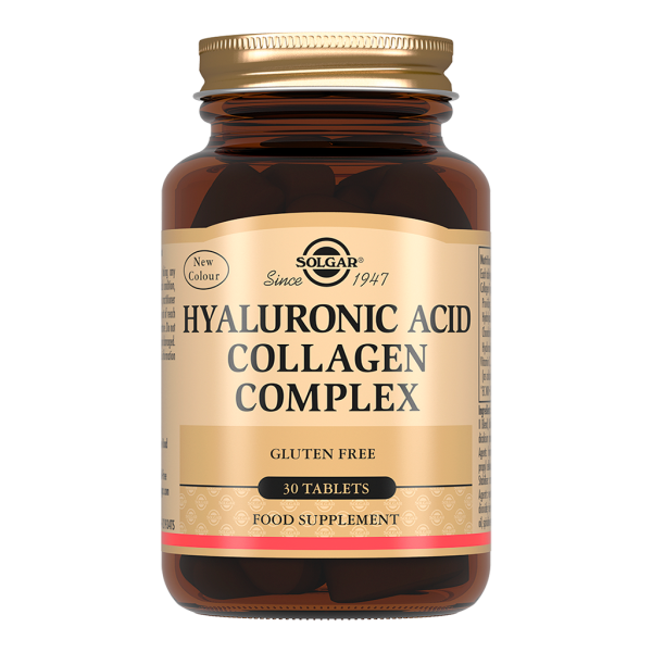 Solgar Комплекс коллагена и гиалуроновой кислоты таблетки массой 1785 мг 30 шт