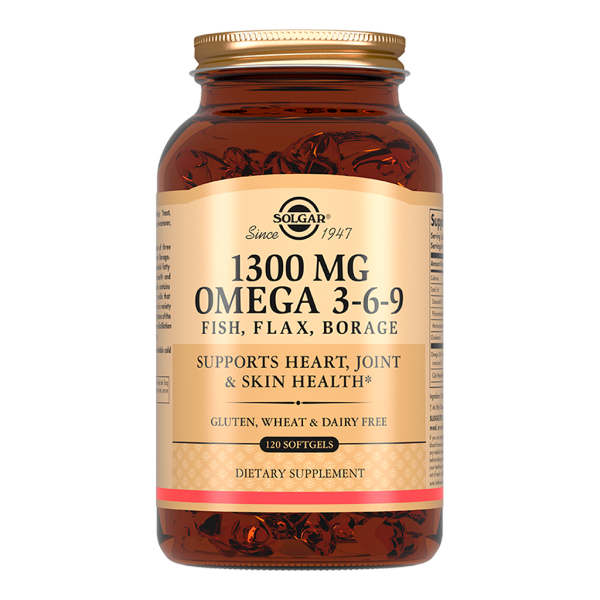 Solgar Комплекс жирных кислот Омега 3-6-9 капсулы массой 1776 мг / 1840 мг 120 шт