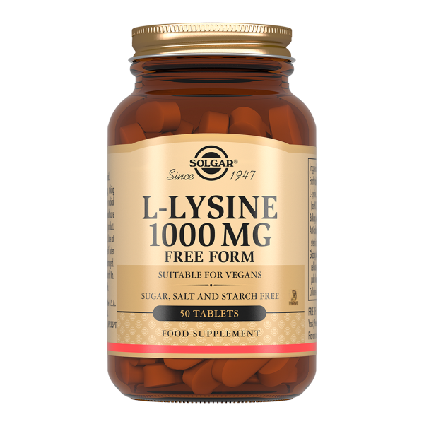 Solgar L-Лизин 1000 мг таблетки массой 1485 мг 50 шт