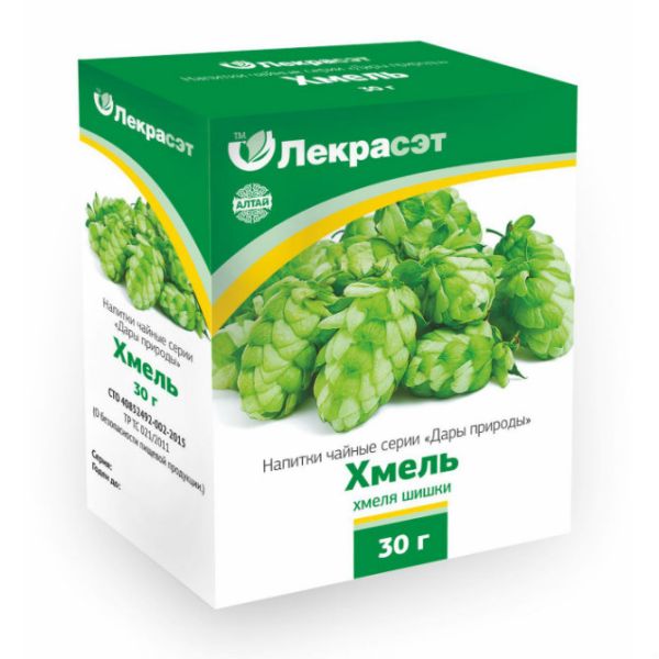 Соплодия хмеля обыкновенного-Лекра-СЭТ россыпь по 30 г 1 шт