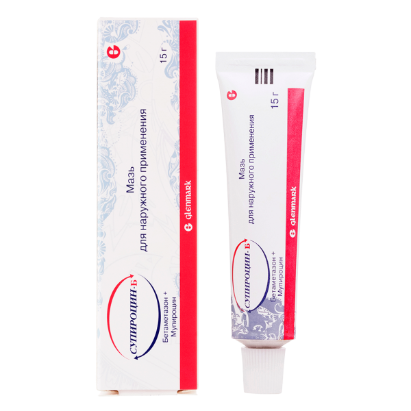 Супироцин-Б мазь для наружного применения 15 г 1 шт