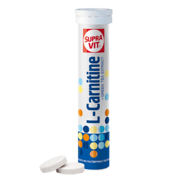СупраВит / Supra VIT Л-Карнитин Плюс шипучие таблетки массой 4,0 г 20 шт