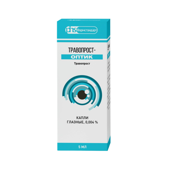 Травопрост-Оптик капли глазные 0,004 % 5 мл 1 шт