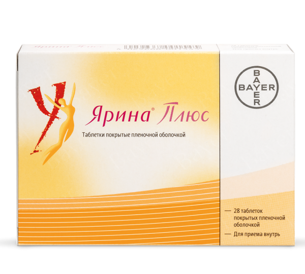 Ярина Плюс набор таблеток покрытпленоб 28 шт