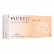 Новинет, таблетки покрыт.плен.об. 150 мкг+20 мкг 21 шт доставка